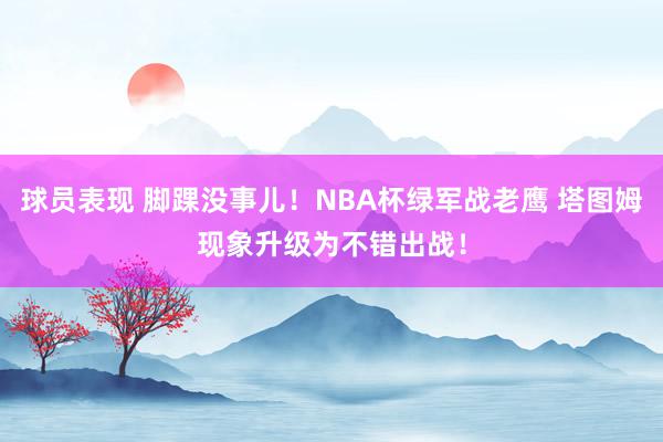 球员表现 脚踝没事儿！NBA杯绿军战老鹰 塔图姆现象升级为不错出战！